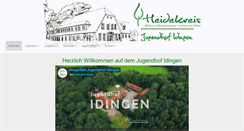 Desktop Screenshot of jugendhof-idingen.de