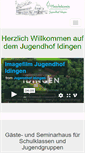 Mobile Screenshot of jugendhof-idingen.de